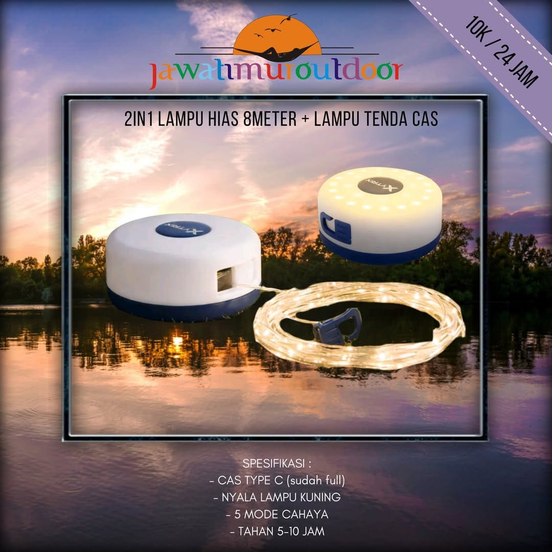 Sewa Lampu Hias dan Lampu Tenda Cas Malang - Rental Alat