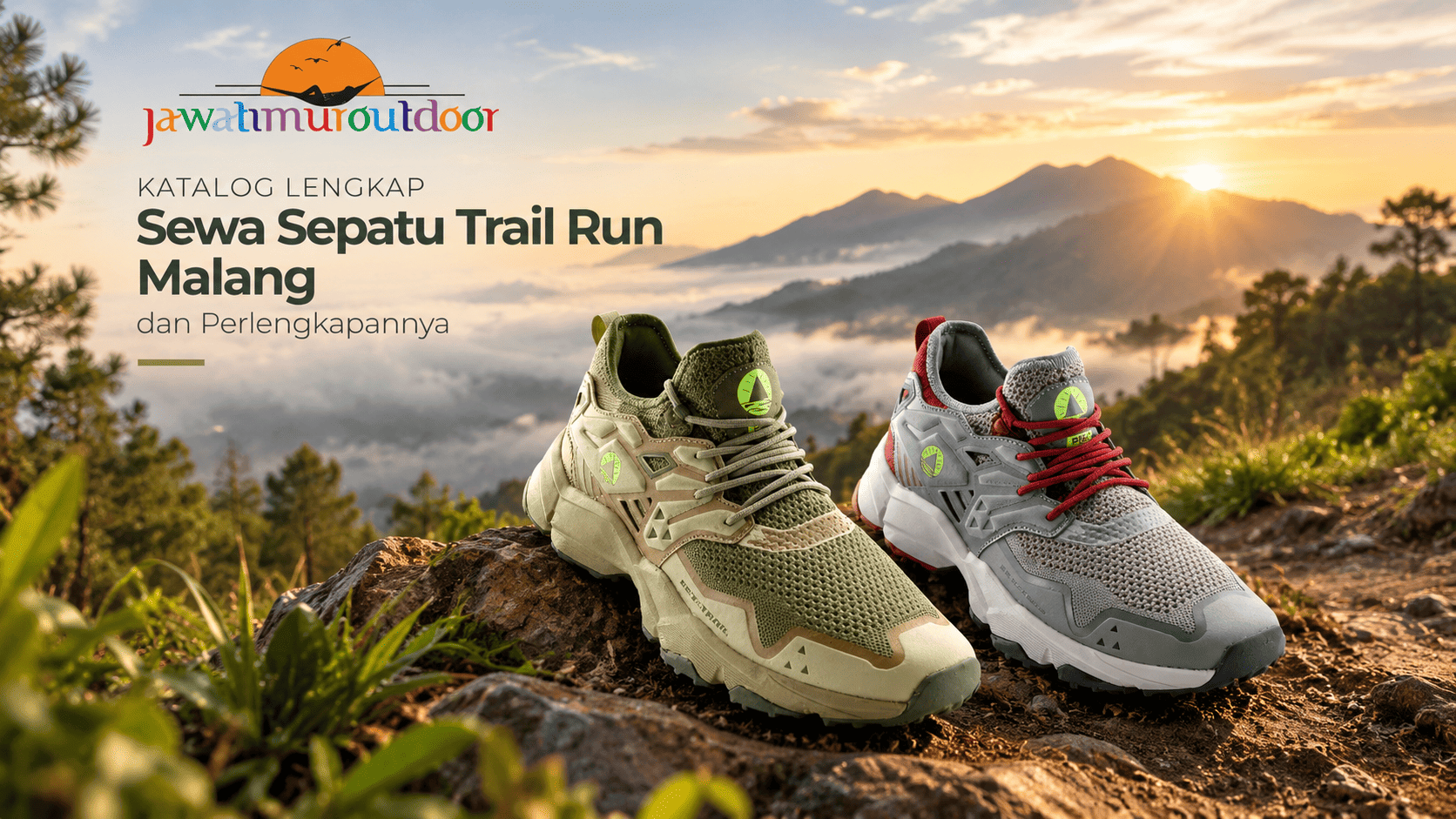 Katalog Lengkap Sewa Sepatu Trail Run Malang dan Perlengkapannya - Jawa Timur Outdoor